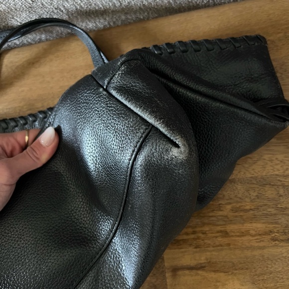 Tory Burch Black Pepper Leather Purse - Picture 6 of 7